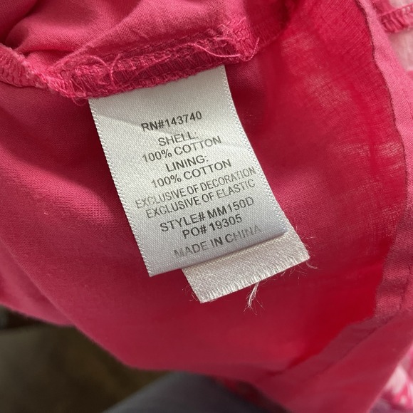 Hyacinth House Tuckernuck Women's Pink Floral Puff Mini Dress Small Feminine - Picture 15 of 16